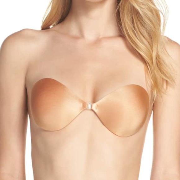 NuBra Seamless Push-Up Backless Stick-On Bra - Picture 3 of 7